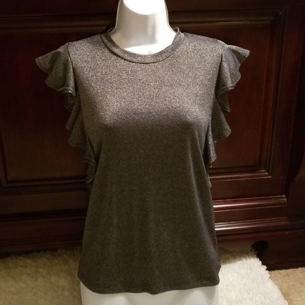 Willow and Clay Ruffled Blouse